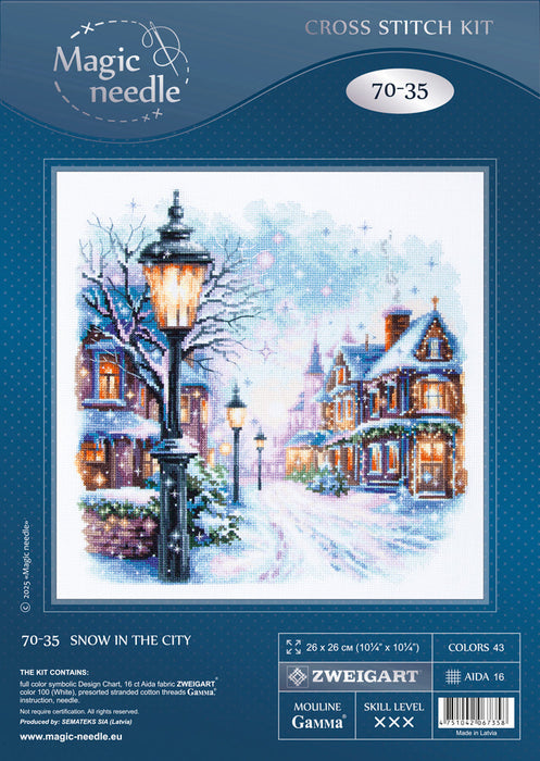Snow in the City 70-35 Counted Cross-Stitch Kit