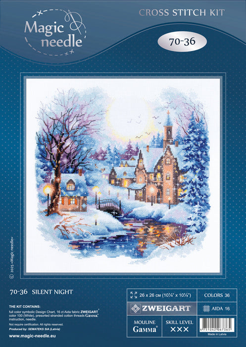 Silent Night 70-36 Counted Cross-Stitch Kit