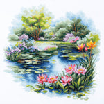 The Water Lily Pond 70-38 Counted Cross-Stitch Kit