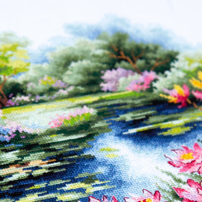 The Water Lily Pond 70-38 Counted Cross-Stitch Kit