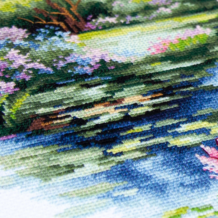 The Water Lily Pond 70-38 Counted Cross-Stitch Kit