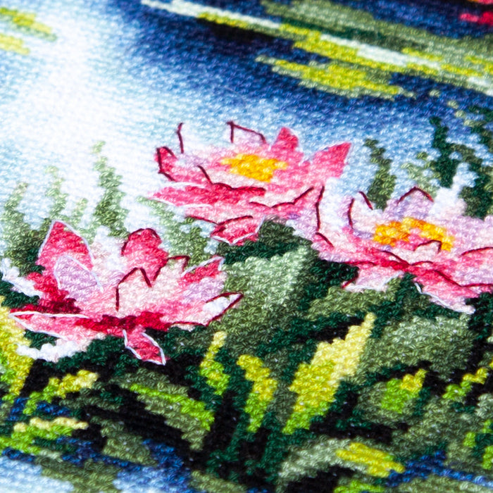 The Water Lily Pond 70-38 Counted Cross-Stitch Kit