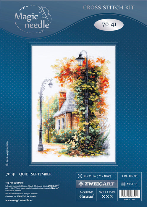 Quiet September 70-41 Counted Cross-Stitch Kit