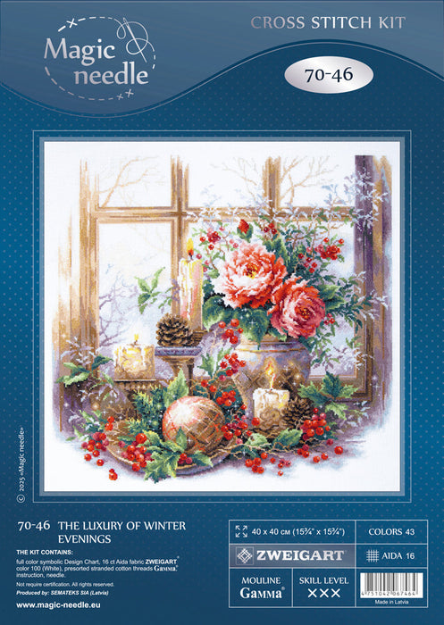 The Luxury of Winter Evenings 70-46 Counted Cross-Stitch Kit