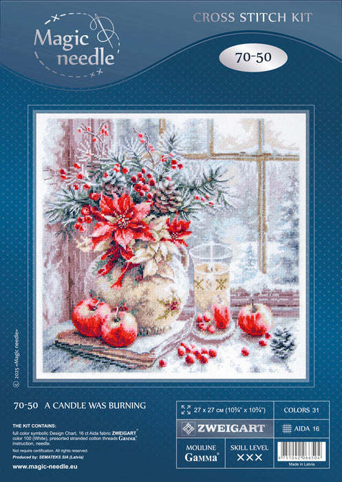 A Candle Was Burning 70-50 Counted Cross-Stitch Kit