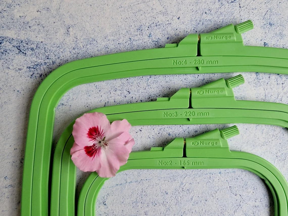 Plastic Square Hoop Nurge 170-12 Green