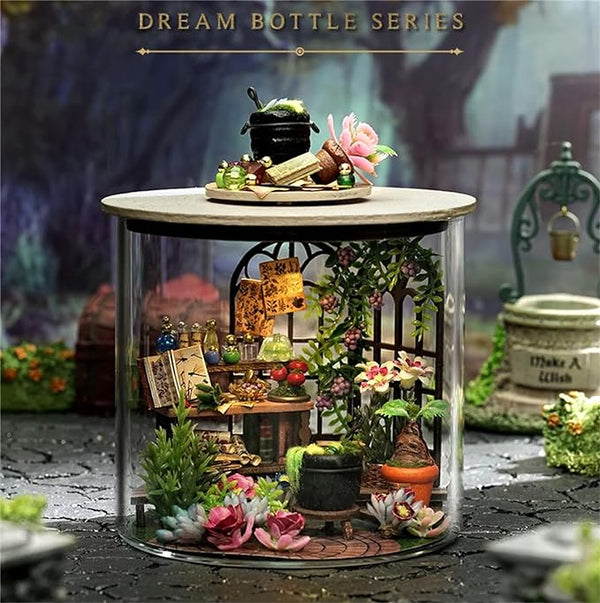 Miniature Wizardi Roombox Kit - Magic Garden Dollhouse Kit