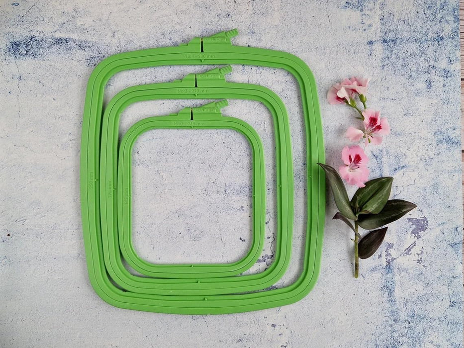 Plastic Square Hoop Nurge 170-13 Green
