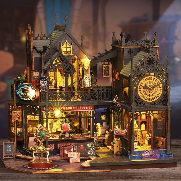 Miniature Wizardi Roombox Kit - Holo Magic City Dollhouse Kit