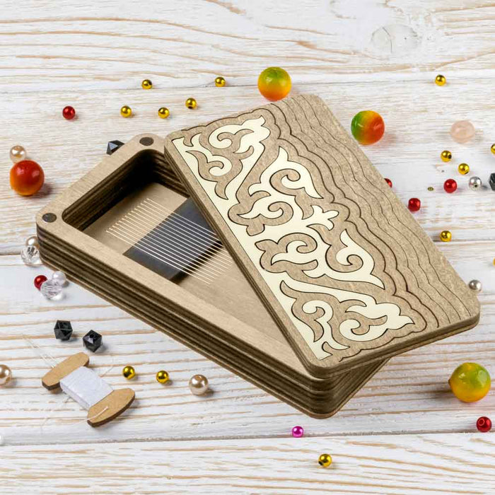 Magnetic Needle Case Large Oriental Ornament FLZB(N)-181