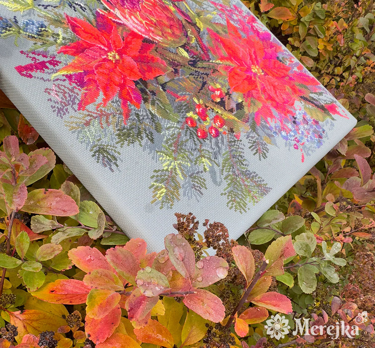 Christmas Arrangement K-272 Counted Cross-Stitch Kit