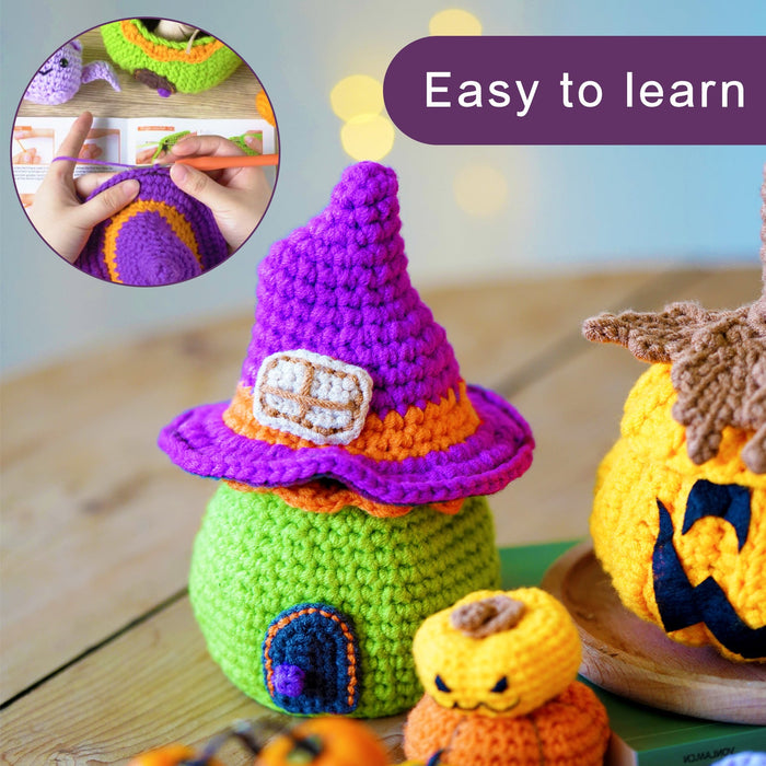Halloween Amigurumi DIY Crochet Kit Wizardi F07N8-M103
