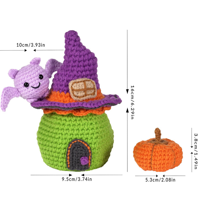 Halloween Amigurumi DIY Crochet Kit Wizardi F07N8-M103