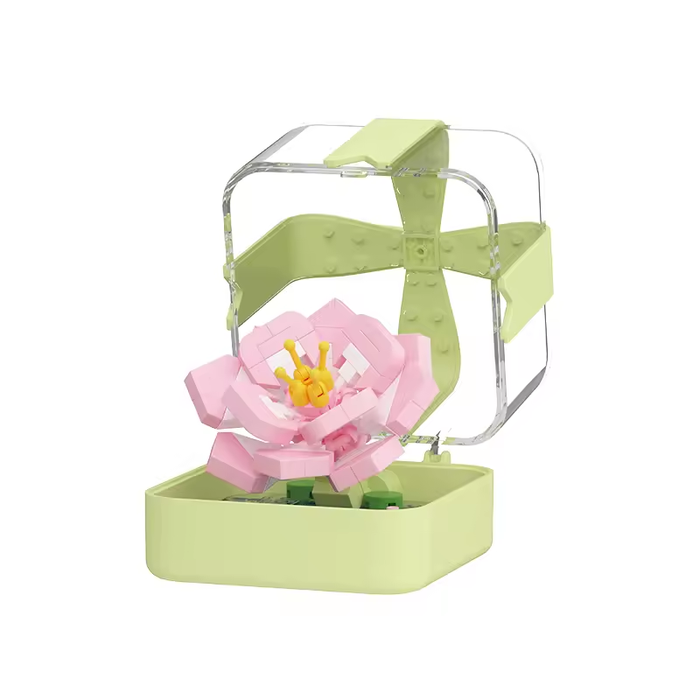 Water Lotus Mini Flower Building Blocks Kit F07AM11-11-091250801
