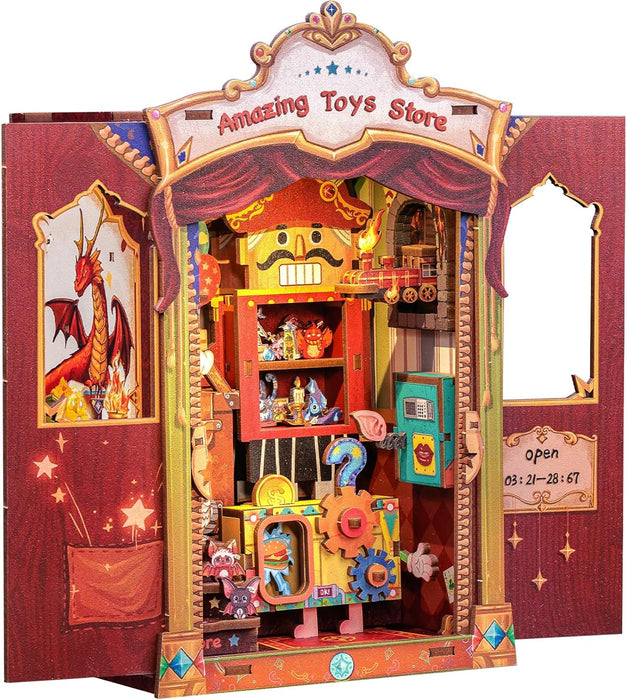 Miniature Wizardi Roombox Kit - Amazing Toys Store Dollhouse Kit