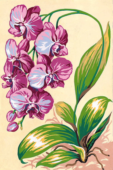 Needlepoint canvas for halfstitch without yarn Canvas Orchid SEU928.231 Seg De Paris Printed Tapestry Canvas