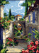 Needlepoint canvas for halfstitch without yarn Canvas Provencal Corridor SE929.572 Seg De Paris Printed Tapestry Canvas with City Streets