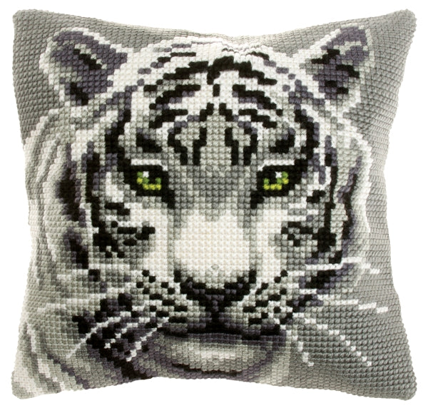 Cushion cross stitch kit Curious cat 9532