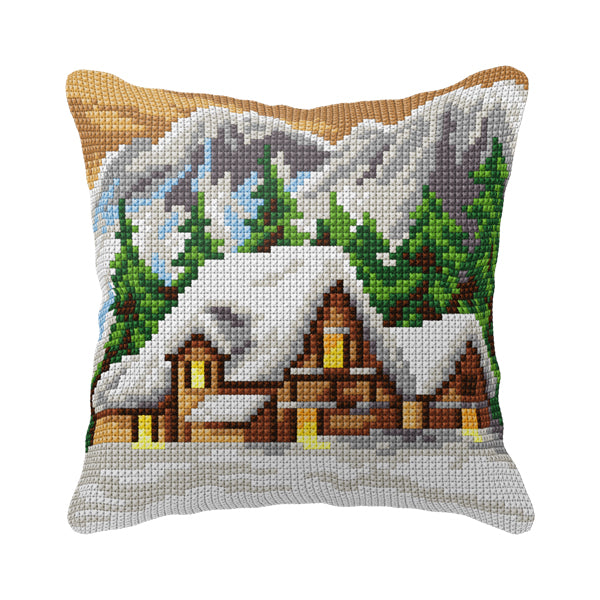 Cushion cross stitch kit Winter Landscape 99096