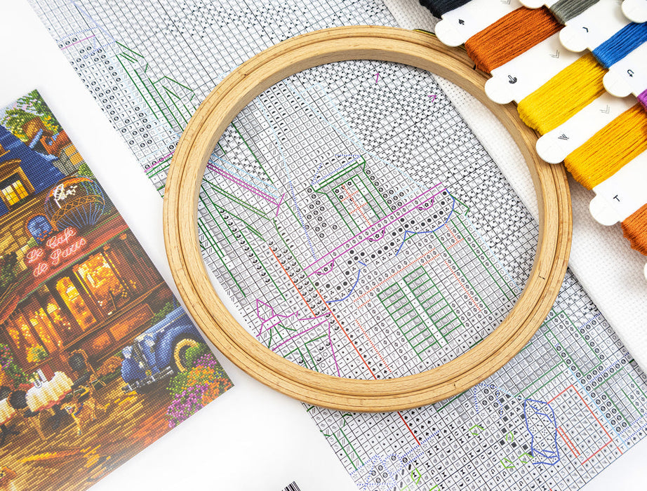 After the Rain, Paris L9975 Counted Cross Stitch Kit
