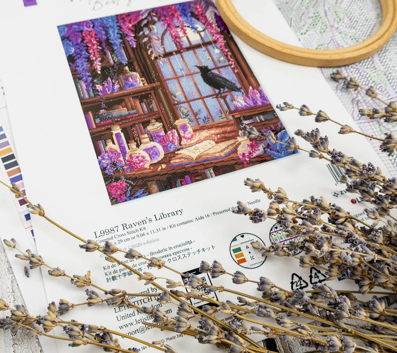Raven‚Äôs Library L9987 Counted Cross Stitch Kit
