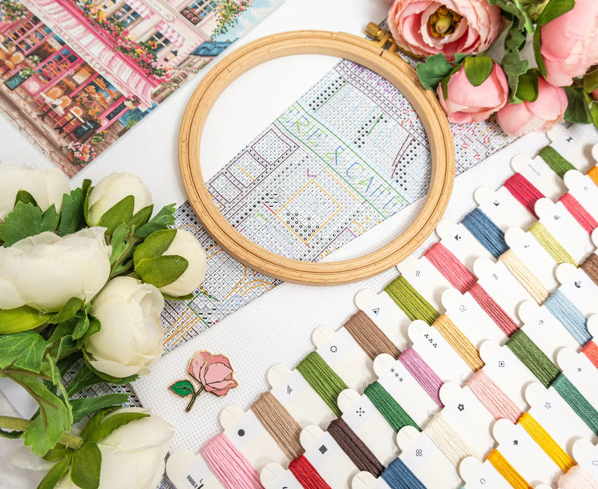 Sweet Parisian Street L9988 Counted Cross Stitch Kit