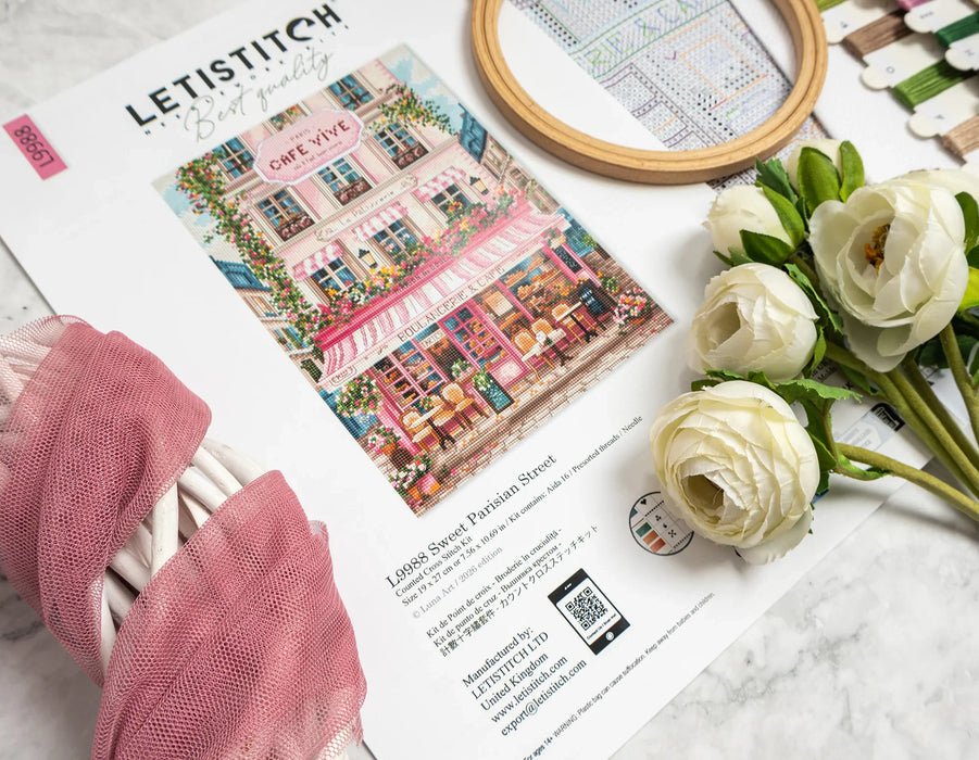 Sweet Parisian Street L9988 Counted Cross Stitch Kit