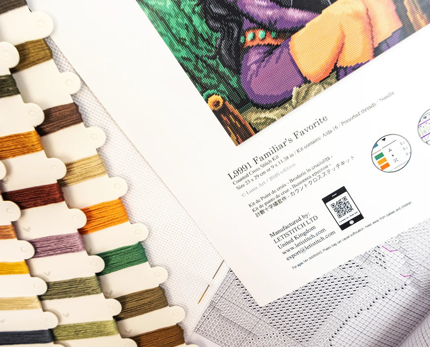 Familiar's Favorite L9991 Counted Cross Stitch Kit