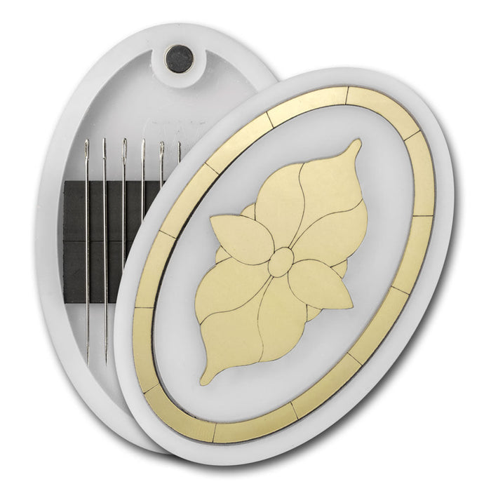 Magnetic Needle Case Oval Golden Glow FLZB(N)-190