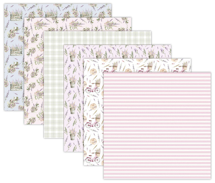 Spring Scrapbook Paper Pack. 12 Sheets of 15.2x15.2cm Heavyweight Paper Pad F07M2-3 AC230307-06