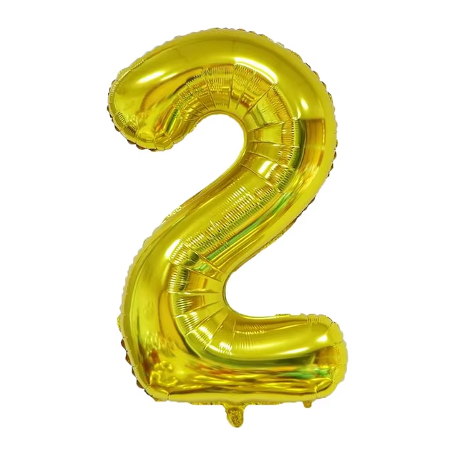 Golden Number Balloon Foil Balloon F07M1-78-2