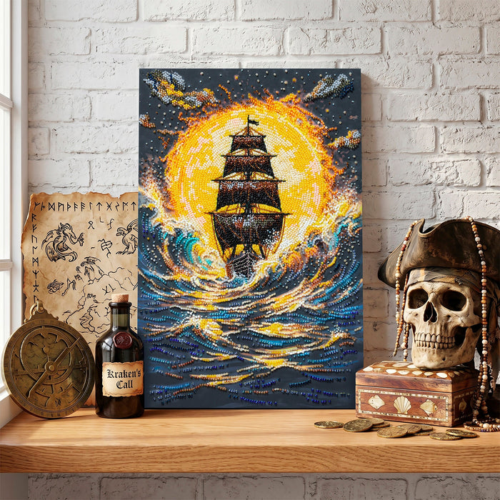 Main Bead Embroidery Kit - Under a Blazing Sun AB-976