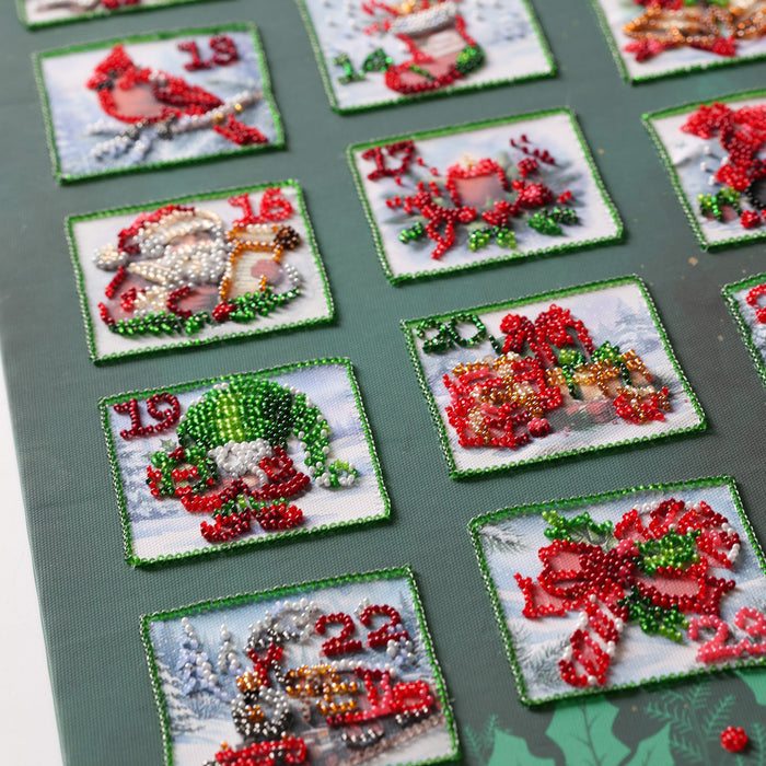 Main Bead Embroidery Kit - Christmas Advent calendar AB-978