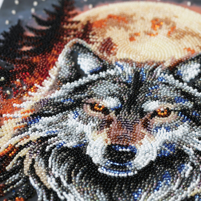 Main Bead Embroidery Kit - Alpha Wolf AB-981