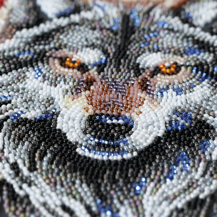 Main Bead Embroidery Kit - Alpha Wolf AB-981
