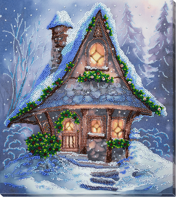 Bead Embroidery Kit - When winter blows cold