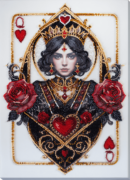 Bead Embroidery Kit - Queen of hearts AB-940