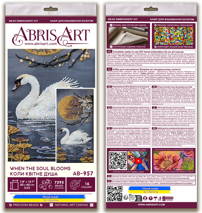 Bead Embroidery Kit - When the Soul Blooms