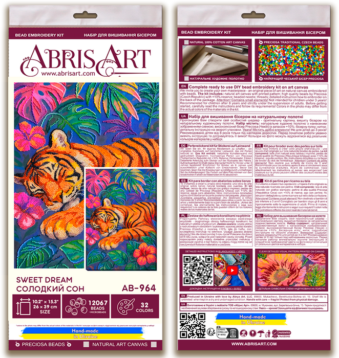 Bead Embroidery Kit -Sweet dream AB-964