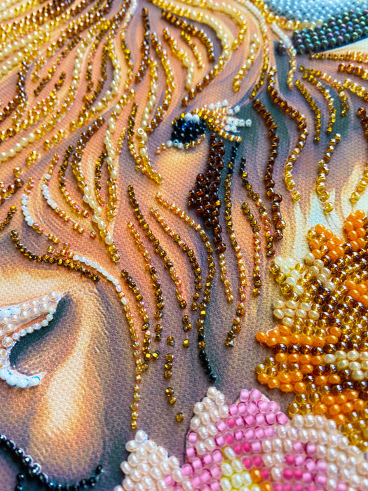 Bead Embroidery Kit -Highland Belle AB-965