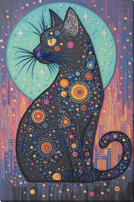 Bead Embroidery Kit -Stellar Gaze AB-967