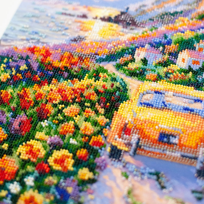 Bead Embroidery Kit -Twilight Over the Sea AB-968