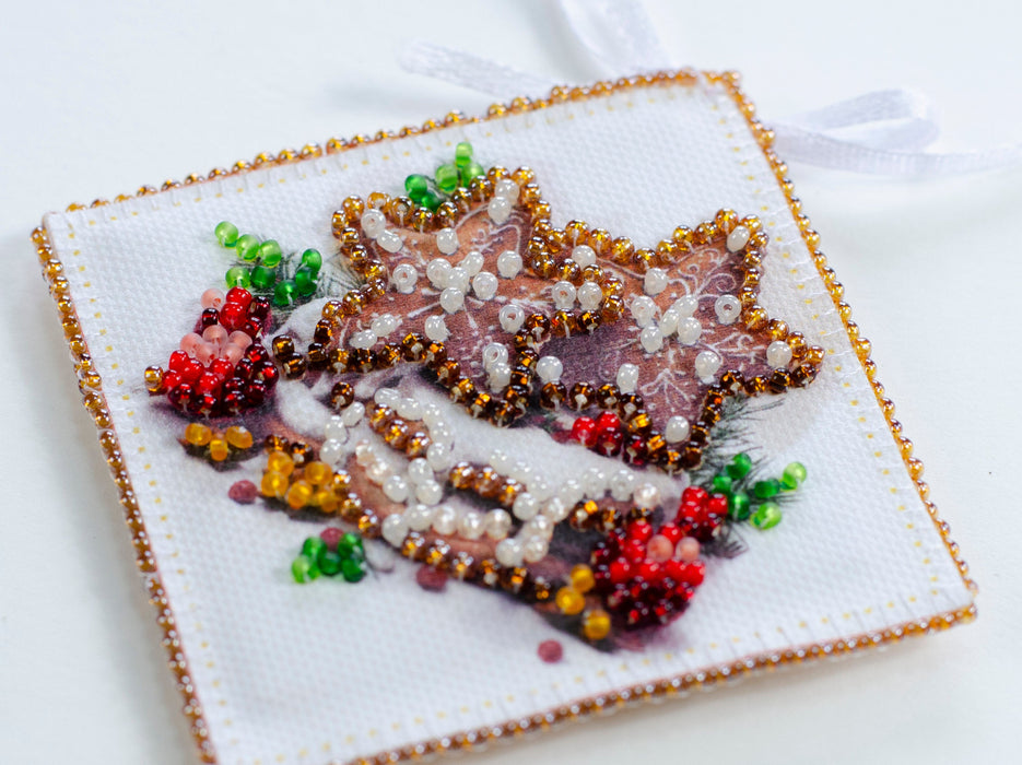 Bead Embroidery Kit Decoration - Holiday baking ABT-033