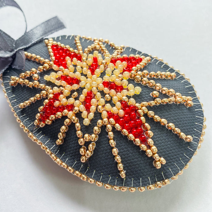 Bead Embroidery Kit. Decoration - Easter Star ABT-056