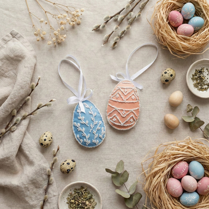 Bead Embroidery Kit. Decoration - Easter Tenderness ABT-057