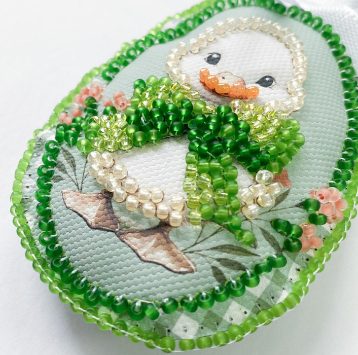 Bead Embroidery Kit. Decoration - Easter Guests ABT-058