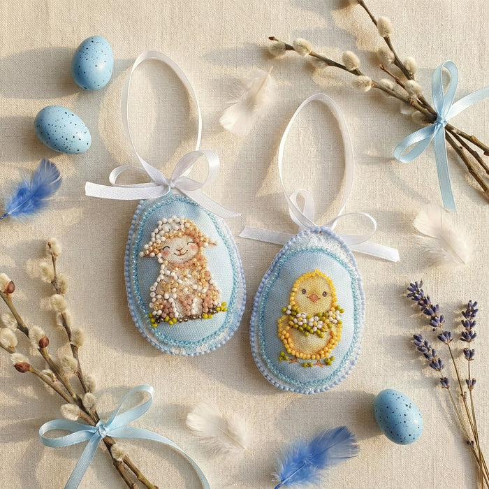 Bead Embroidery Kit. Decoration - Easter Company ABT-061