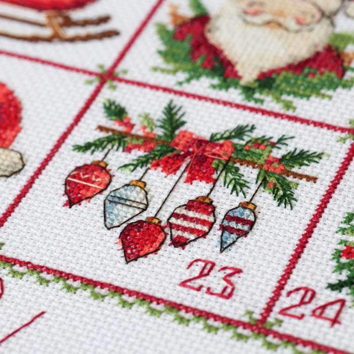 Cross-stitch kit - Christmas Advent AH-324