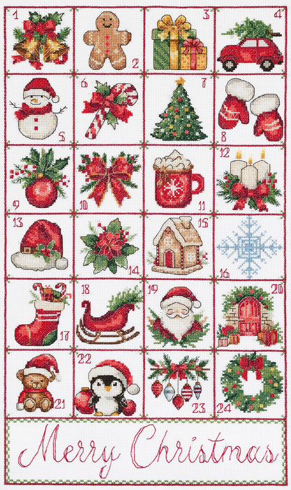 Cross-stitch kit - Christmas Advent AH-324