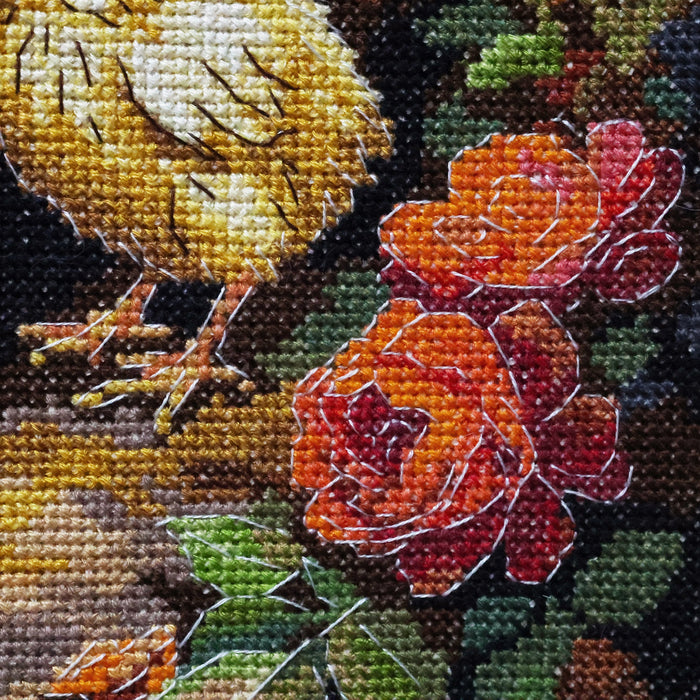 Cross-stitch kit - Hen in the Yard AH-326